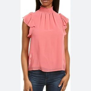 1 STATE flutter sleeve blouse size medium